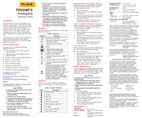 Thumbnail of document PRV240 FS Instructions 4757